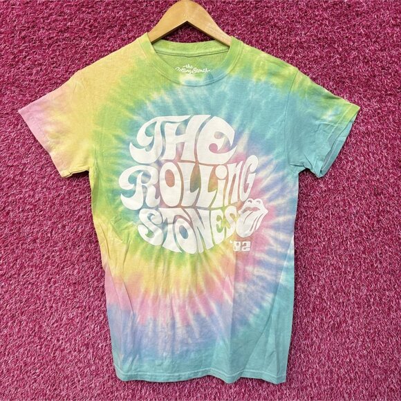 The Rolling Stones 1982 Pastel tiedye size small - Picture 1 of 6